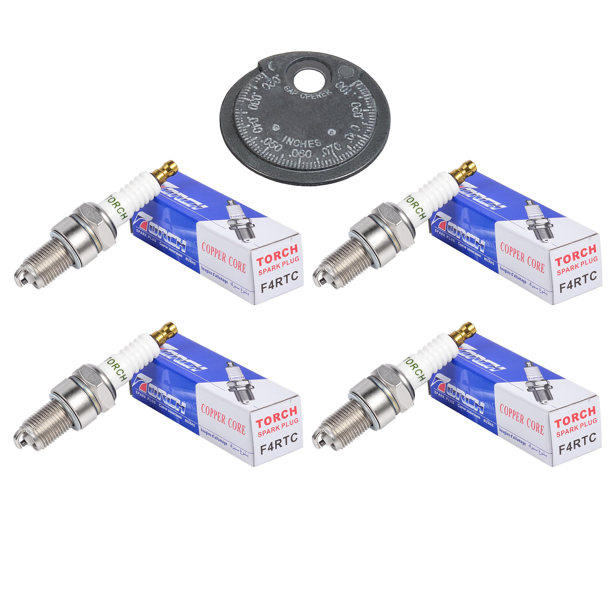 Amazon.com : 4-Pack F4RTC Spark Plug for NGK BPR4ES Kawasaki